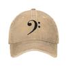 Bass Clef Music Symbol Baseball Cap Men Women Breathable Dad Hat Streetwear