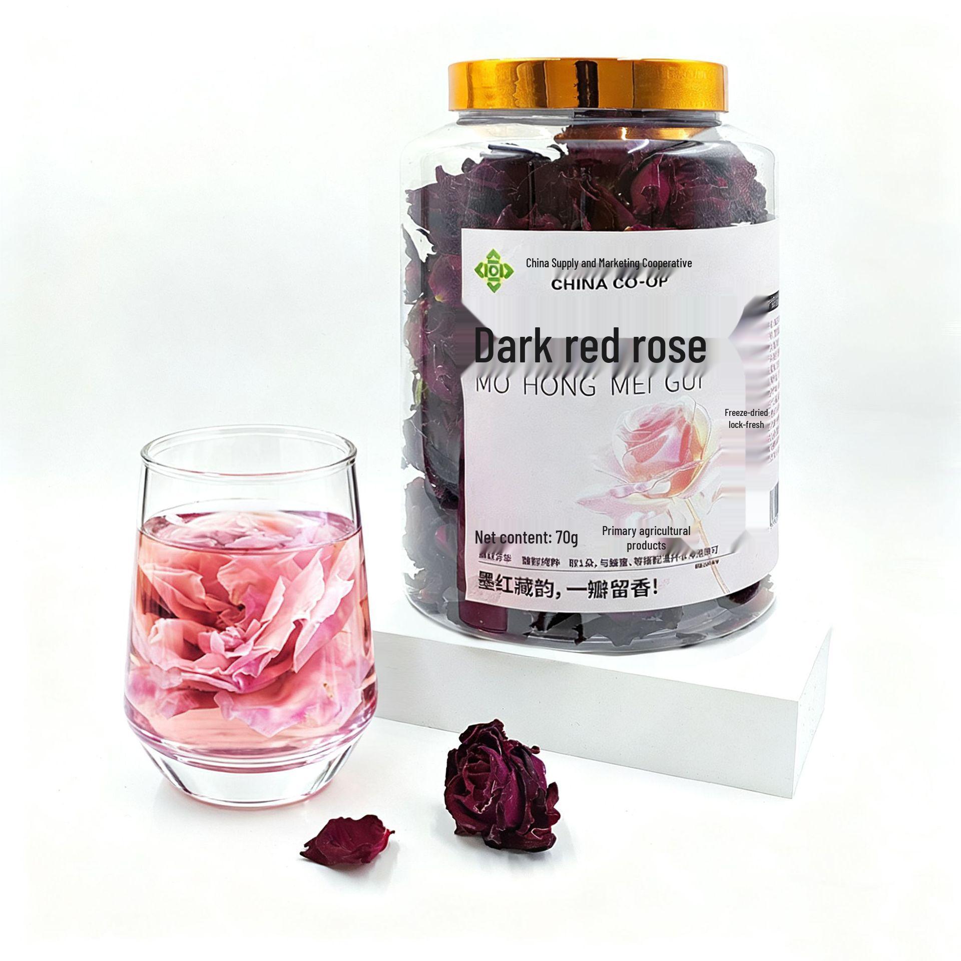 Yunnan Red Rose Double Petal Freeze-Dried Tea, Fresh First Flush