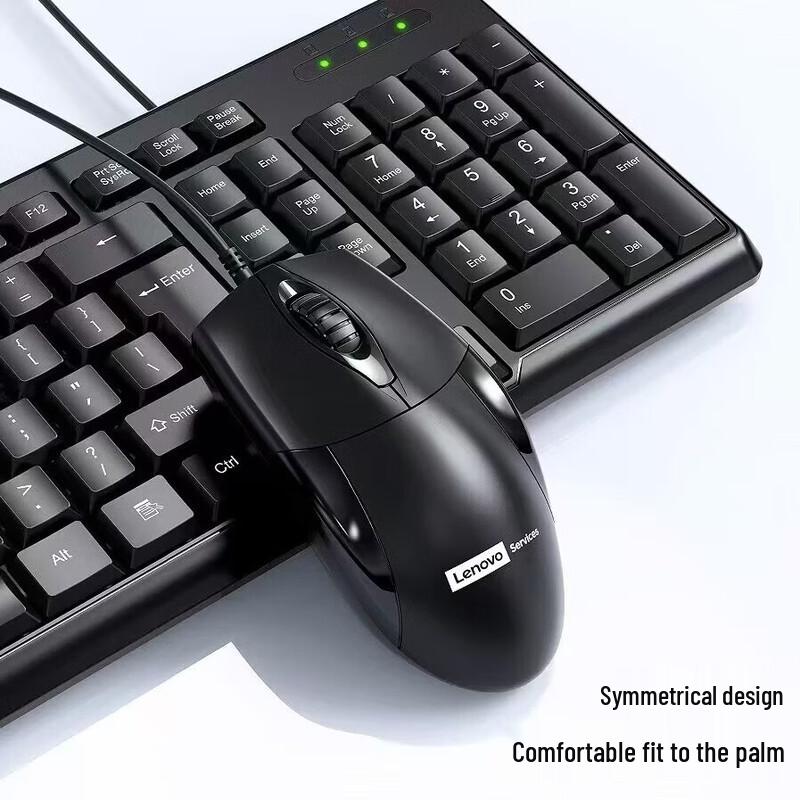 Lenovo Services PW11 Wired Keyboard Mouse Combo