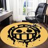 One Piece Office Round Area Rug,  Under Office Chairs Bedroom Living Room Home Decor A0908193