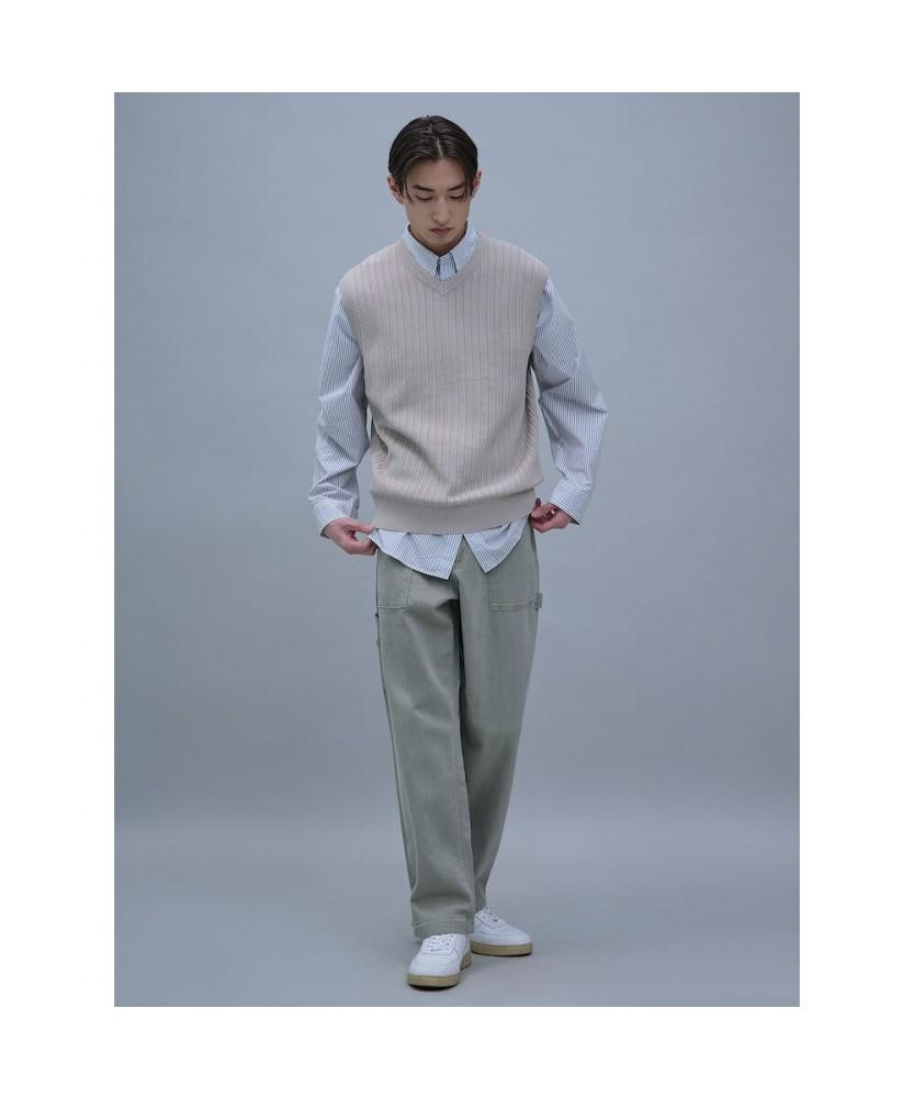 Shift.G Vneck Vest Beige
