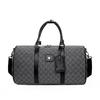 Presbyopia Checkerboard Fabric Large Capacity Trapeze Single Shoulder Fitness Bag Travel Bag Student Bag