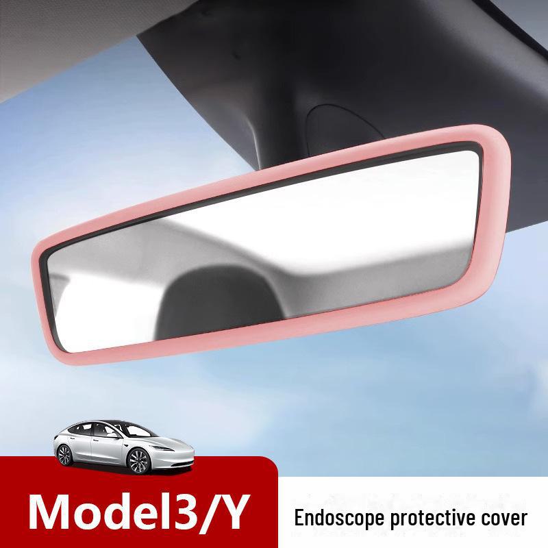 

Eco-Friendly Silicone Rearview Mirror Cover & Car Interior Decor Frame New Energy Rearview Mirror Silicone Cover