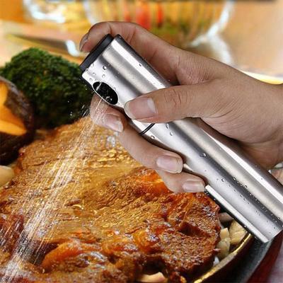 100ml Spray Pump Fine Mist Stainless Steel Olive Pump Spray Bottle Oil Sprayer Pot Cooking Dispenser Kitchen Tools Accessories