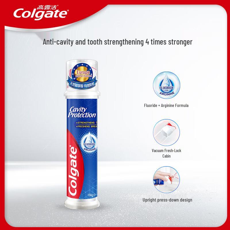 Colgate Efficient Anti-Cavity Upright Pump Toothpaste