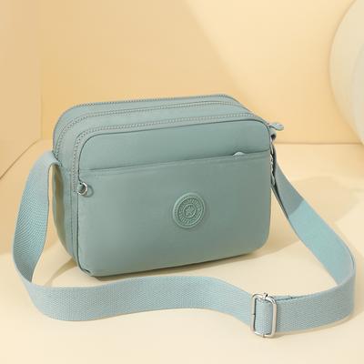Crossbody Bag Multi-Pocket Nylon Bag Women's Shoulder Bag Lightweight Small Bag
