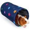 Sommer/Winter Stil Meerschweinchen Tunnelhaus Faltbar Atmungsaktiv Hamster Versteck Waschbar Interaktiv Chinchilla Tunnel Lebensraum