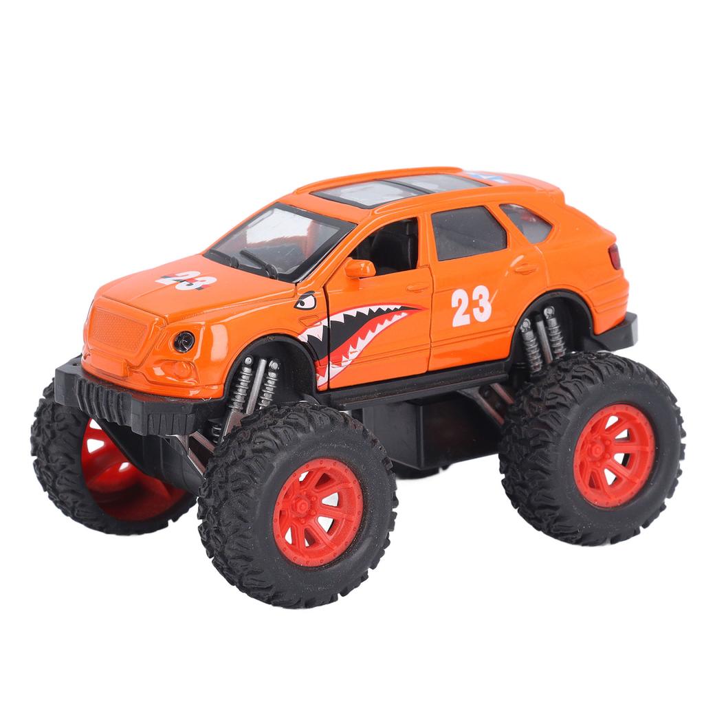 Pull Back Off Road Vehicle Toy for Boys Girls with Sound Light Alloy Openable Doors High Simulation Off Road Model Car