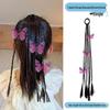 Adorable Butterfly Hair Accessories Set for Girls - Includes Braided Twists, Rubber Bands, and Bow Headbands