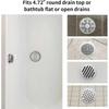 Anti-Clogging Floor Drain Filter Silicone Edging Shower Drain Cover Bathroom Hair Strainer  Toilet