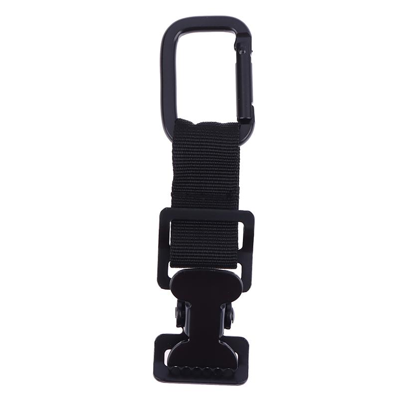 Secure Black Golf Glove Holder Clip Versatile Attaches To Belt Or Bag Perfect For Golf Gloves, Hats, Helmets, Masks & Towels
