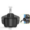 17mm Ball Joint Converter with 1/4Inch Thread Swivel Connector for Connecting Different Brackets & Holders Durable