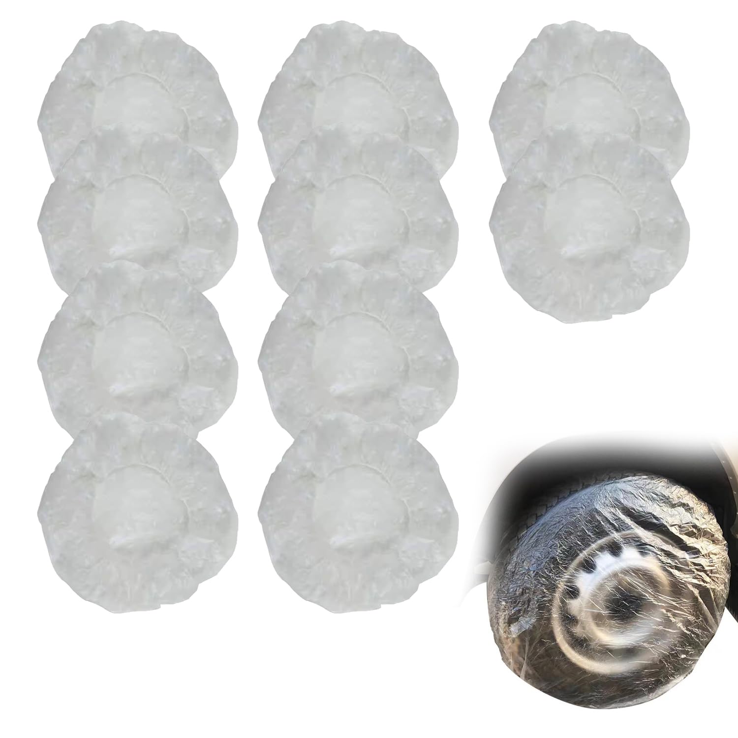 

Чехол для шин PAVIKE, Сумки для шин, Хранение шин, Уличный, Водонепроницаемый, Одноразовый, 10 шт., Пластик для шин