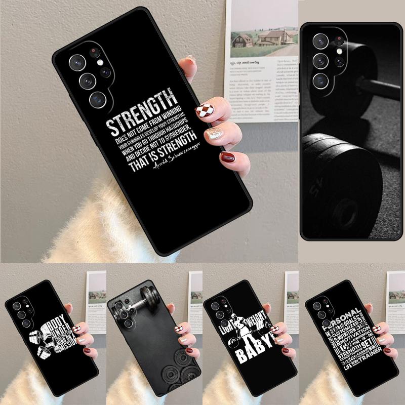 Bodybuilder phone case Cover For Samsung Galaxy S24 S25 Ultra S21 S22 Ultra S10E Note 10 Plus Note 20 FE S23