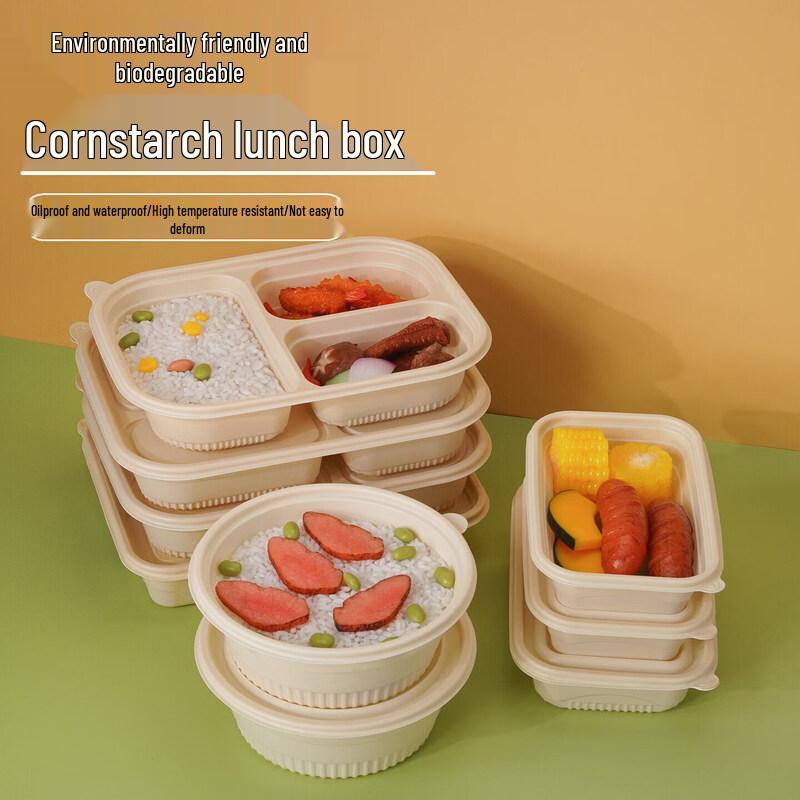 Disposable Degradable Takeaway Lunch Boxes
