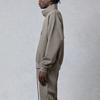 Fear of God Essentials Felpa Unisex con Mezza Zip FW20 Grigio Tortora FOG-FW20-209