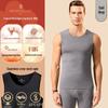 Montagut Men's Seamless Cashmere Silk Thermal Vest
