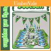 Vibrant Football Theme Party Tableware Plates Napkins Ideal For Kids Birthday Festivities
