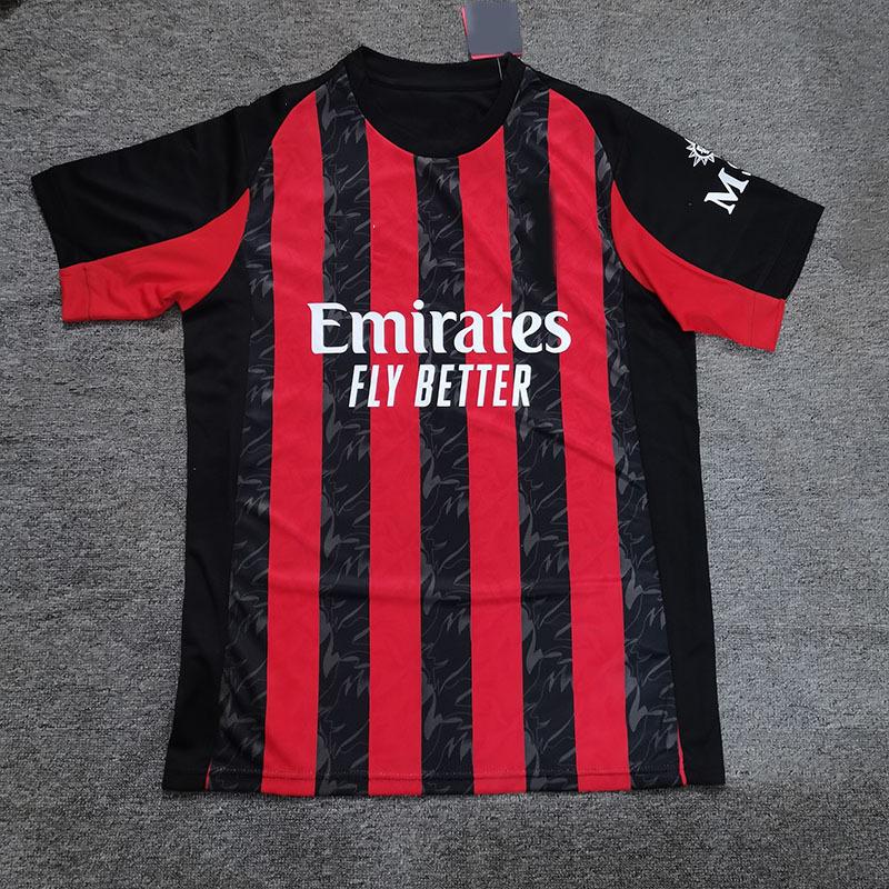 2526 Fan version jersey AC Milan home short-sleeved football jersey top