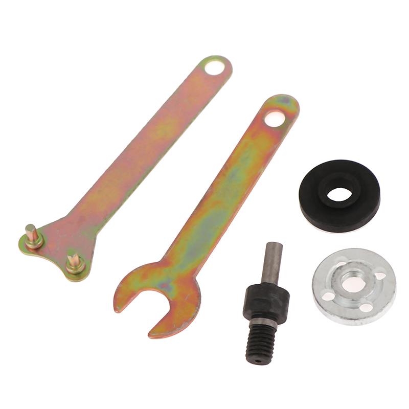 KASILU 5pcs 6mm Connecting Rod and Pressure Plate with Wrench for Variable Angle Grinder Durable KASILU 5pcs 6mm Connecting Rod and Pressure Plate with Wrench for Variable Angle Grinder Durable