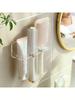 1pc No-Drill Bathroom Storage Shelf - Wall-Mounted Comb Holder With Anti-Slip Grid, Multifunctional For Toothbrush/Razor/Hair Clips