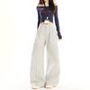 Women's High Waist Retro Plaid Casual Pants - Spring/Summer 2026 Collection