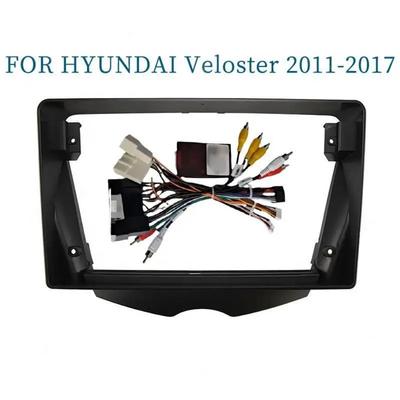 Ramka radia samochodowego 2Din Stereo Fascia dla Hyundai Veloster 2011-2017 9" Duży ekran CD/DVD Odtwarzacz Dash Mount Trim Kit