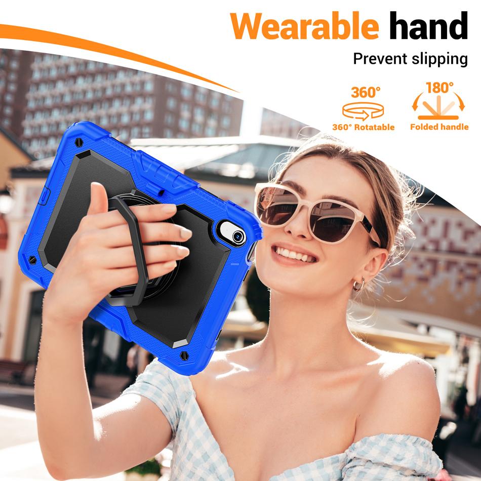 360 Rotation Handle Stand Tablet Case for IPad 2025 2026 Pro Mini Air 3 4 5 6 7 8 9 10th 11th 12th Generation 10.9 11 Inch Cover