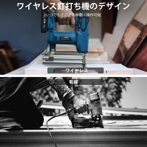 Electric stapler for everything from home DIY to professional work | Powerful and rechargeable for anywhere use | Compatible with both finish nails an