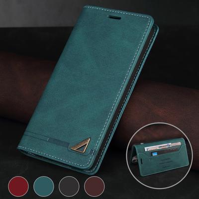 Skórzany Etui z Klapką Dla Google Pixel 9A 6 7A 8 Uchwyt Magnetyczny Portfel Stojak Pokrowiec na Telefon Dla Google Pixel 6 7 8 9 10 Pro XL Coque