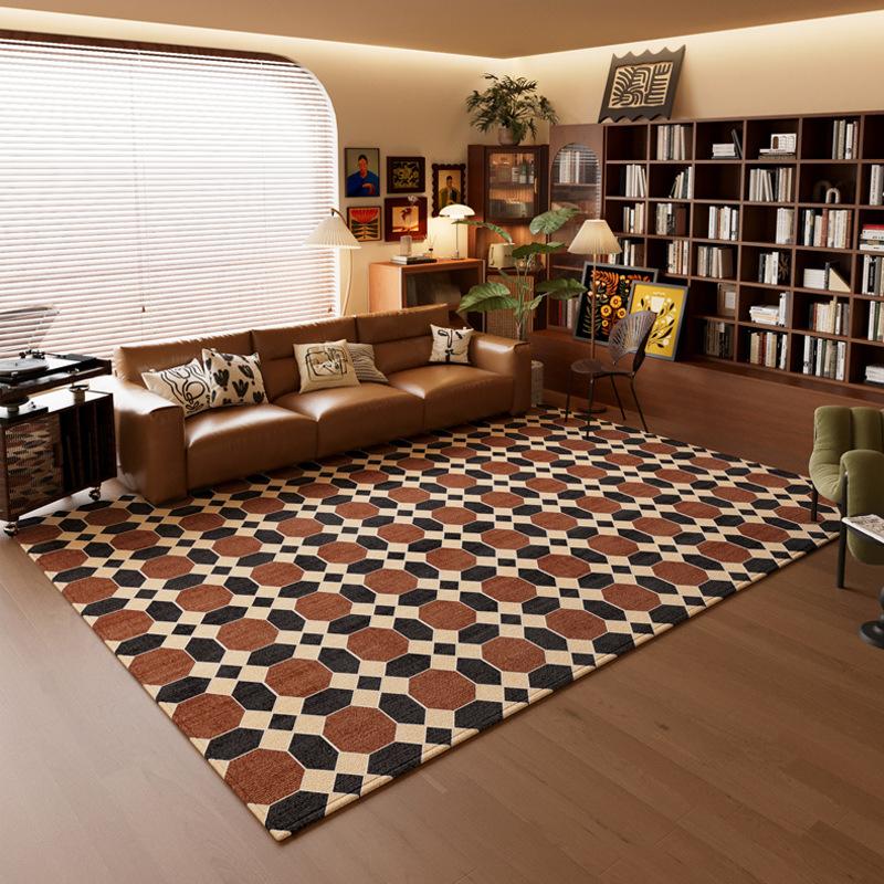 

Винтажный ковер для гостиной, большой площади, грязеотталкивающий, для спальни, износостойкий, прикроватный ковер 80 * 120Cm