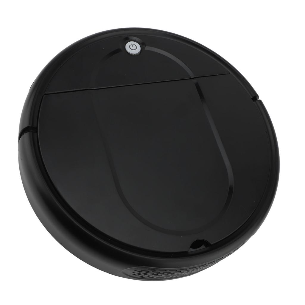 Robot Vacuum Cleaner Intelligent Obstacle Avoidance Slim Low Noise Strong Suction for Pet Hair Hard Floor Black