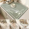 Coffee Machine Absorbent Mat Diatomite Soft Bar Kitchen Draining Pad Cups Dishes Anti-scald Non-slip Drying Coasters Quick-Dry