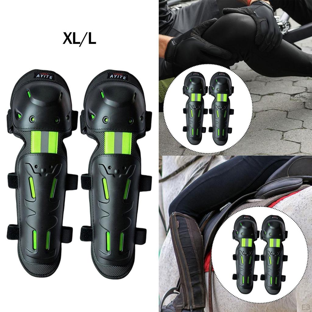 Rodilleras Espinilleras Almohadillas para Motocicleta Cómodas Fáciles de Usar Protección Premium para Hombres Mujeres