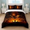 Alien Xenomorph Bedroom 3Pcs Bedding Set Soft Bed Sheet Pillowcases Home Bedding Decoration