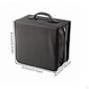 CD Storage Box Portable Disc with Handle Zippered
