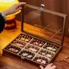Dust-proof Jewelry Storage Box Velvet Jewelry Display Box Jewelry Holder Case Jewelry Storage