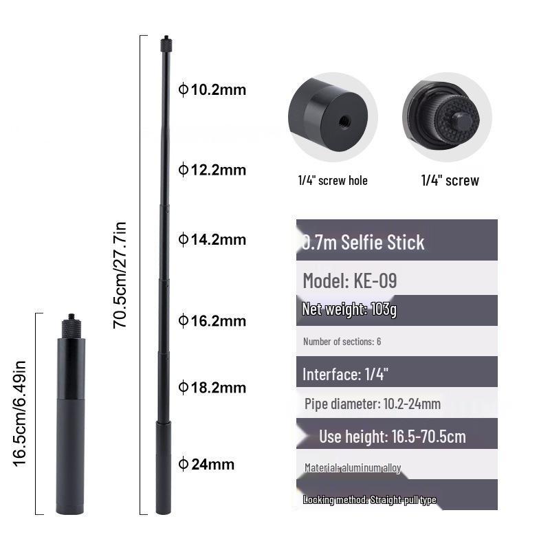 Insta360 Bullet Time Unsichtbarer Selfie-Stick & Drehgriff für DJI Osmo Action