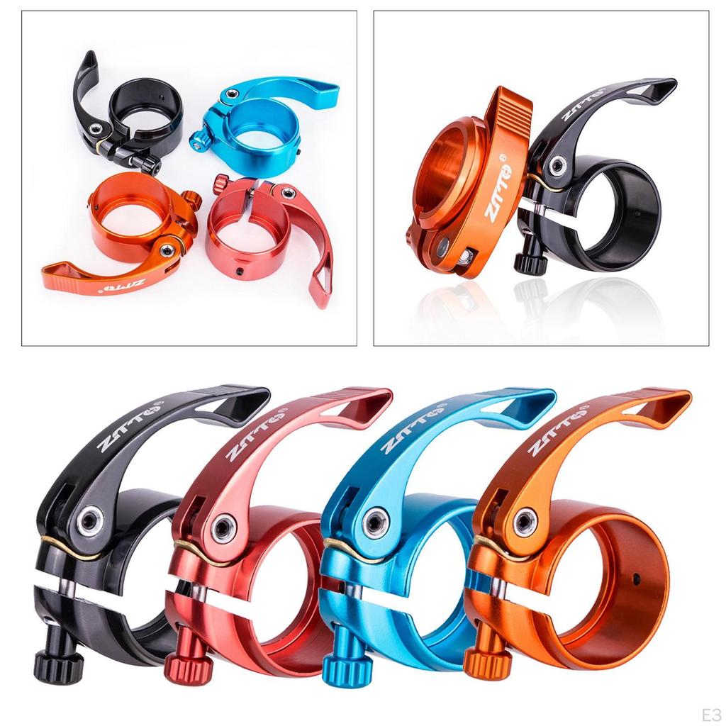 Seat Clamp 40.8MM Aluminium Alloy post Collar, Seatpost Clip Quick and Easy Adjustment of