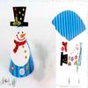 Neu 2 Stück Neuer Weihnachtshut Kinder Papier Dekorativer Hut DIY Party Weihnachtshut Weihnachts Papier H