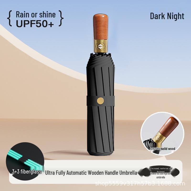 Women's UV-Protection Sun and Rain Mini Umbrella – Lightweight, Compact, Dual-Use Five-Fold Design