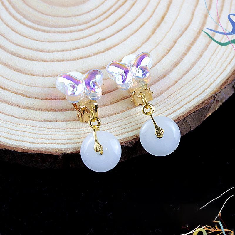 

Little Girl No Ear Hole Princess Jewelry Earrings Children s Accessories Korean Girl Cute Earrings Baby Painless Ear Clip