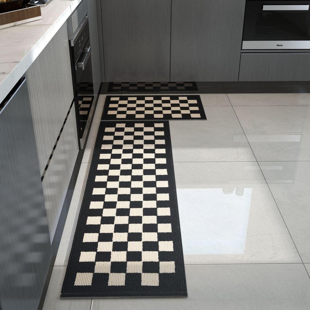 Comfortable, Non-Slip, Stain-Resistant Kitchen & Bedside Floor Mat: Water-Absorbent, Easy-Clean, Formaldehyde-Free
