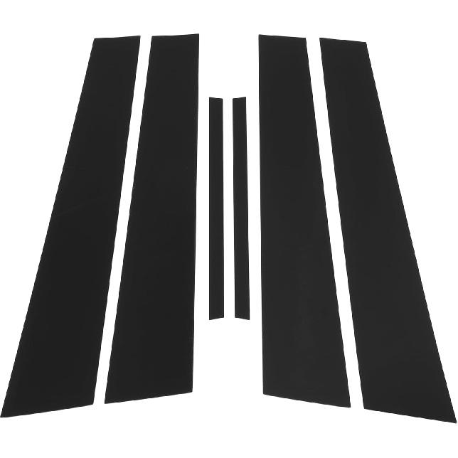 Door Pillar Window Trim for Dodge Charger 2011-2021 Black Front Rear Left Right Anti Scratch Sticker Pillar Posts Door Outer Exterior Cover 6 Pcs чёрный