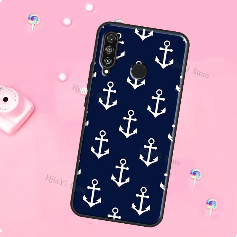 Anchor Boat For Huawei Honor Magic 5 Lite X8 X9 X8a X9a 50 70 P20 P30 P40 P50 P60 Pro P Smart 2019 Case