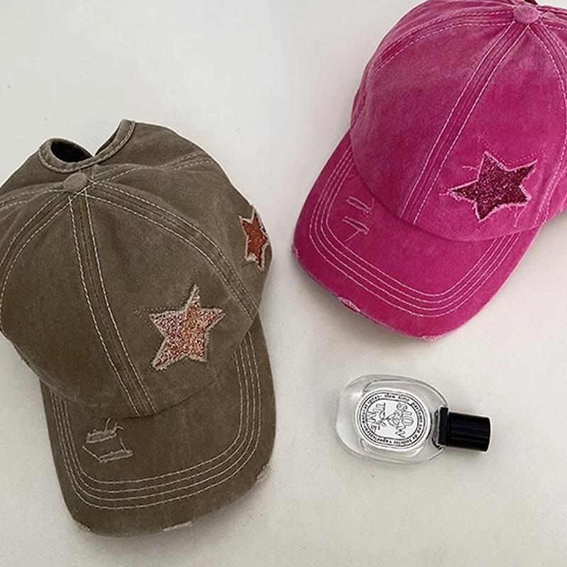 Hoher Zopf Baseballkappe Für Frauen Snapback Hut Bone Hip Hop Verstellbar Used Stern Papa Hüte Kappen Damen