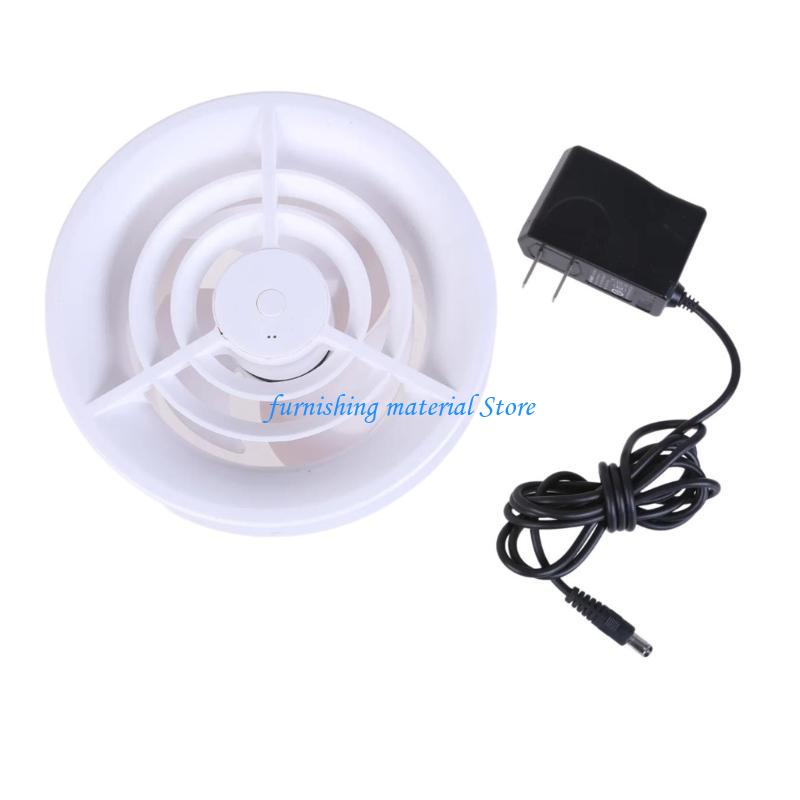 Y5GD Household Exhaust Fan DC12V Efficient Wall Exhaust Fan for Bathrooms, Toilets, Kitchens Ventilation Fan