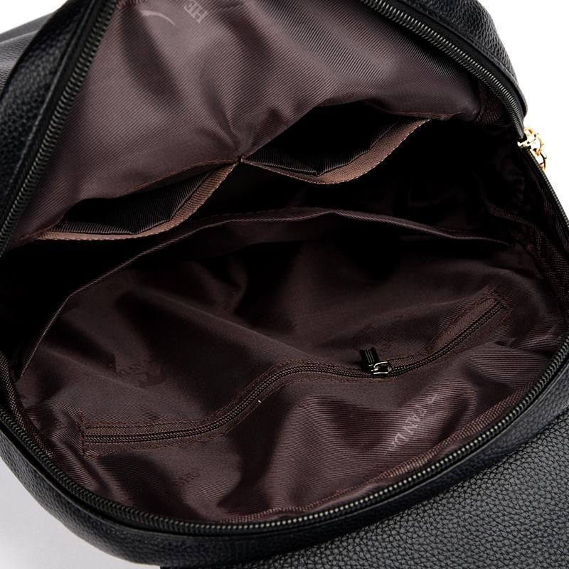 Soft Leather Backpack Women's Backpack Large Capacity Travel Mother Bag