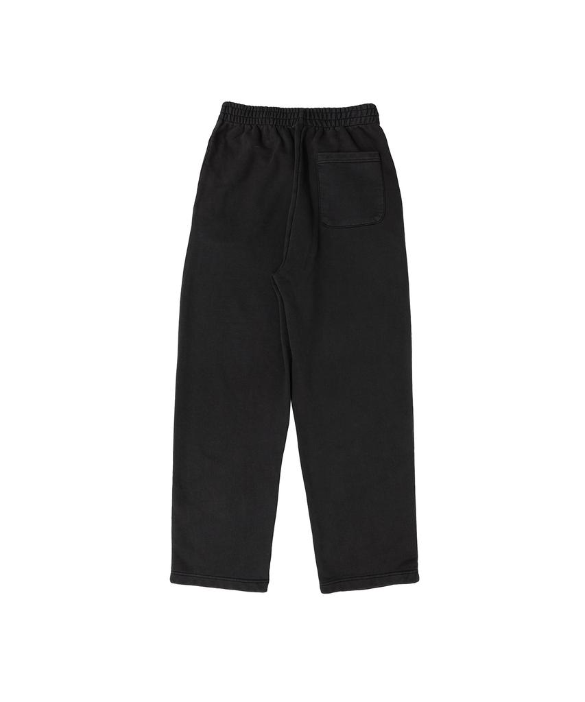 BECANVAS Becanvas Pigment Dyde Overfit Straight Sewatpants (Black)