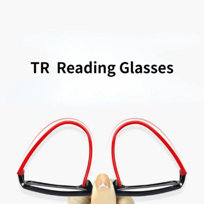 Anti Blue Light Elegant Reading Glasses For Women Fashion Small Frame Rectangular Presbyopic Glasses  +100 To +400